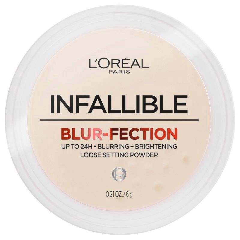 slide 1 of 10, L'Oréal 20 Translucent Light Infallible Blur-Fection Loose Setting Powder 0.21 oz, 0.21 oz