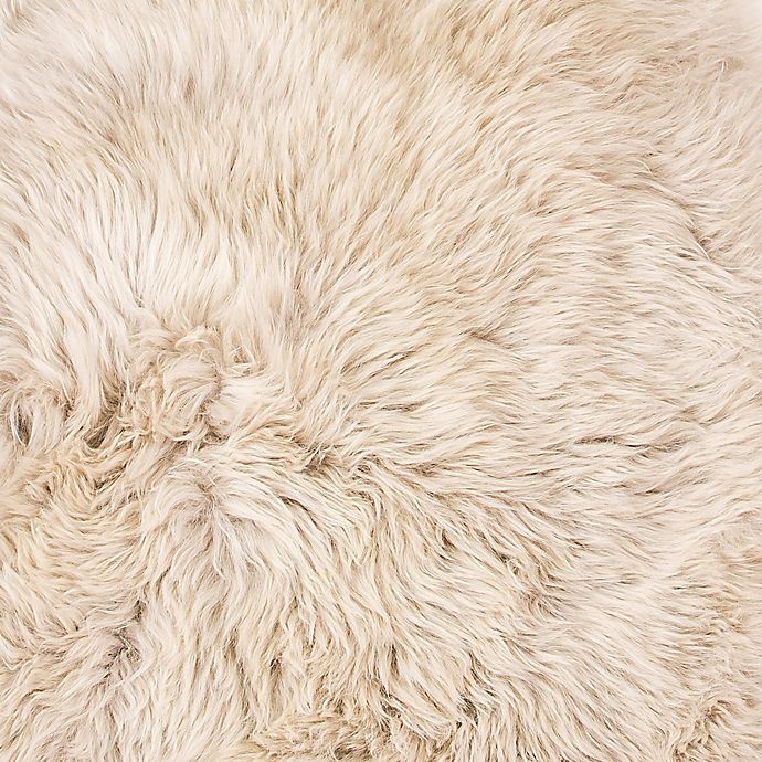 slide 5 of 6, Babyletto Natural 100%New Zealand Sheepskin Accent Rug - Taupe, 2 ft x 3 ft