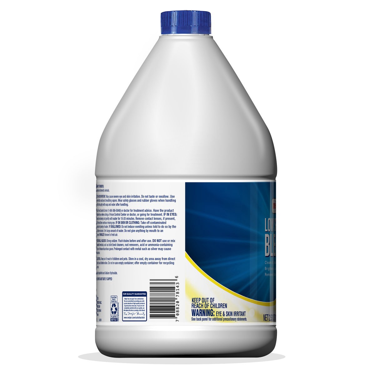 slide 2 of 13, Meijer Low Splash Bleach, Lemon Scent, 81 oz