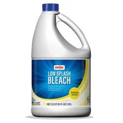 Meijer Low Splash Bleach, Lemon Scent