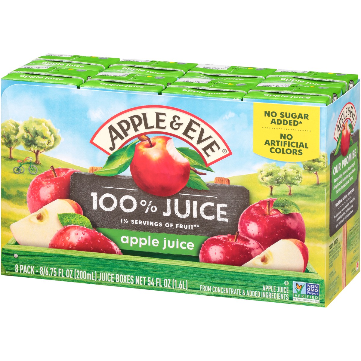 slide 5 of 11, Apple & Eve Apple Juice 100% Juice 8-6.75 fl. oz. Aseptic Packs, 8 ct; 6.75 fl oz