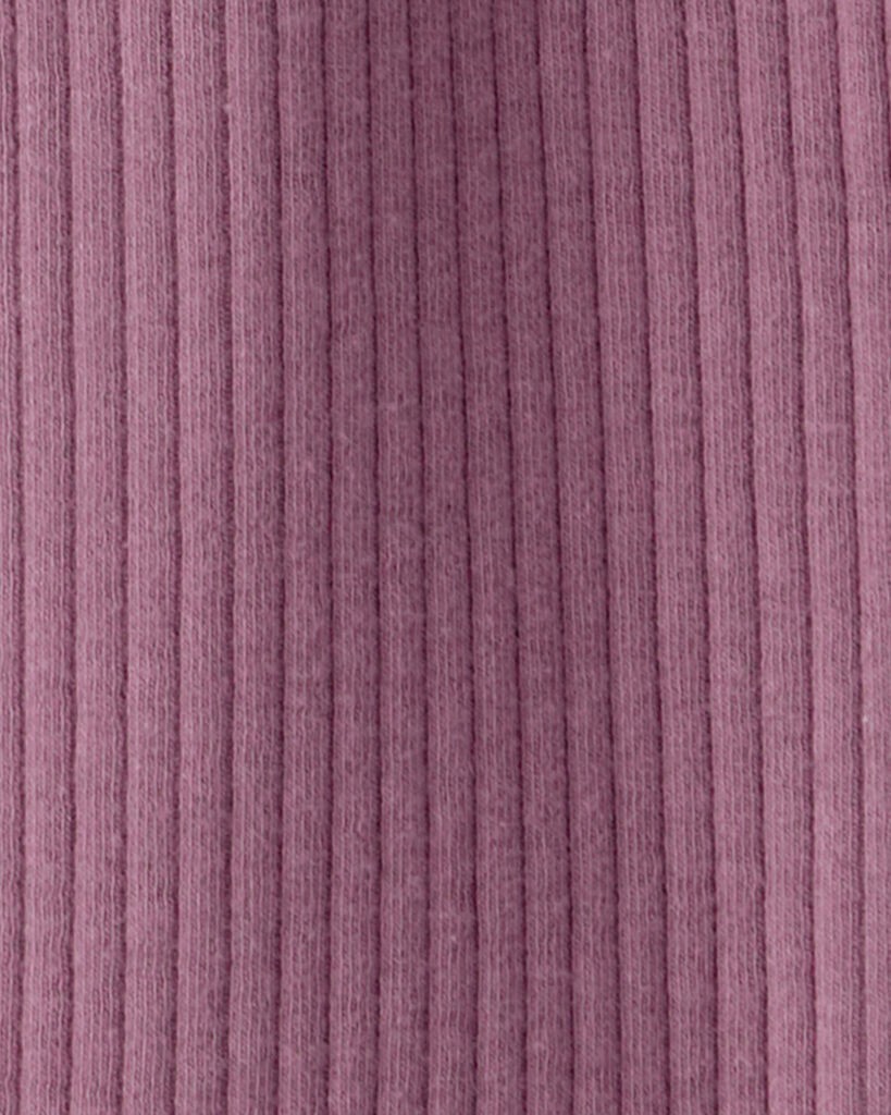 slide 2 of 5, Littleplanet Toddler 2-Pack Organic Cotton Rib Leggings Botanic Muse, Plum Purple 3T, 1 ct
