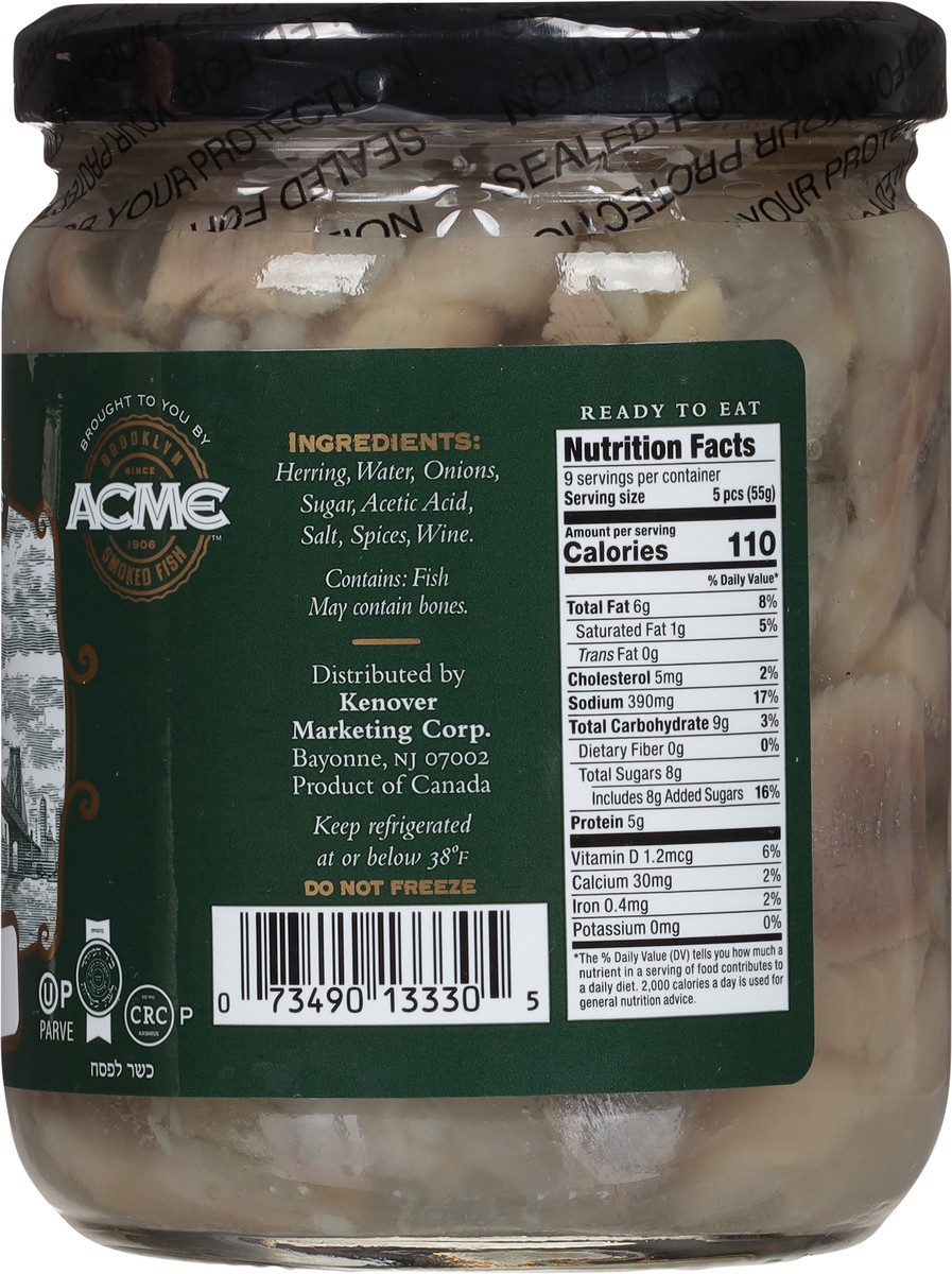 slide 7 of 9, ACME Old Williamsburg Herring in Wine Sauce 18 oz, 18 oz