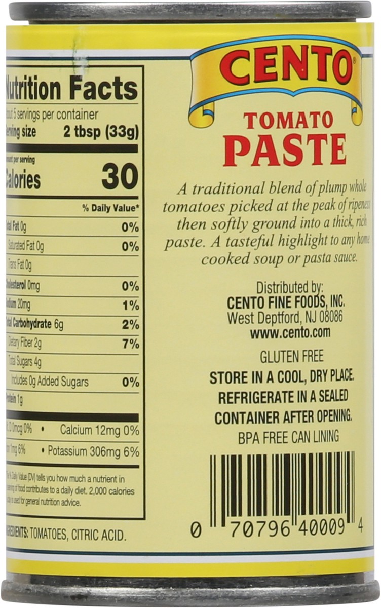 slide 8 of 9, Cento Tomato Paste, 6 oz