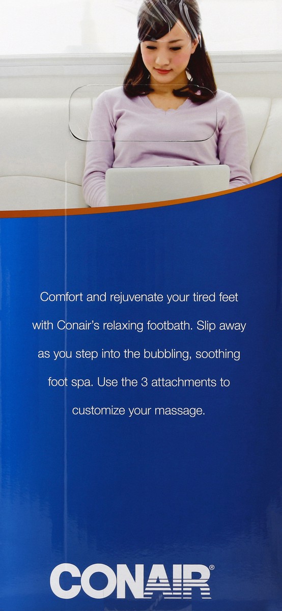 slide 3 of 6, Conair Body Benefits Vibrating Foot Massage Spa, 1 ct