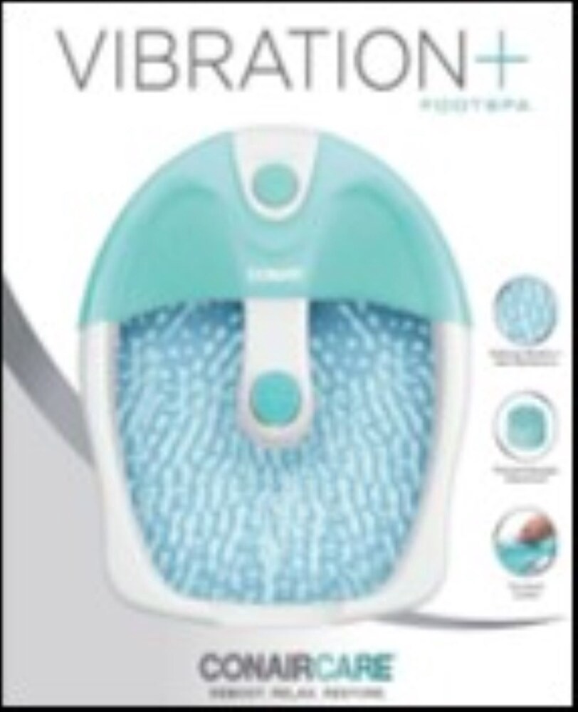 slide 1 of 6, Conair Body Benefits Vibrating Foot Massage Spa, 1 ct