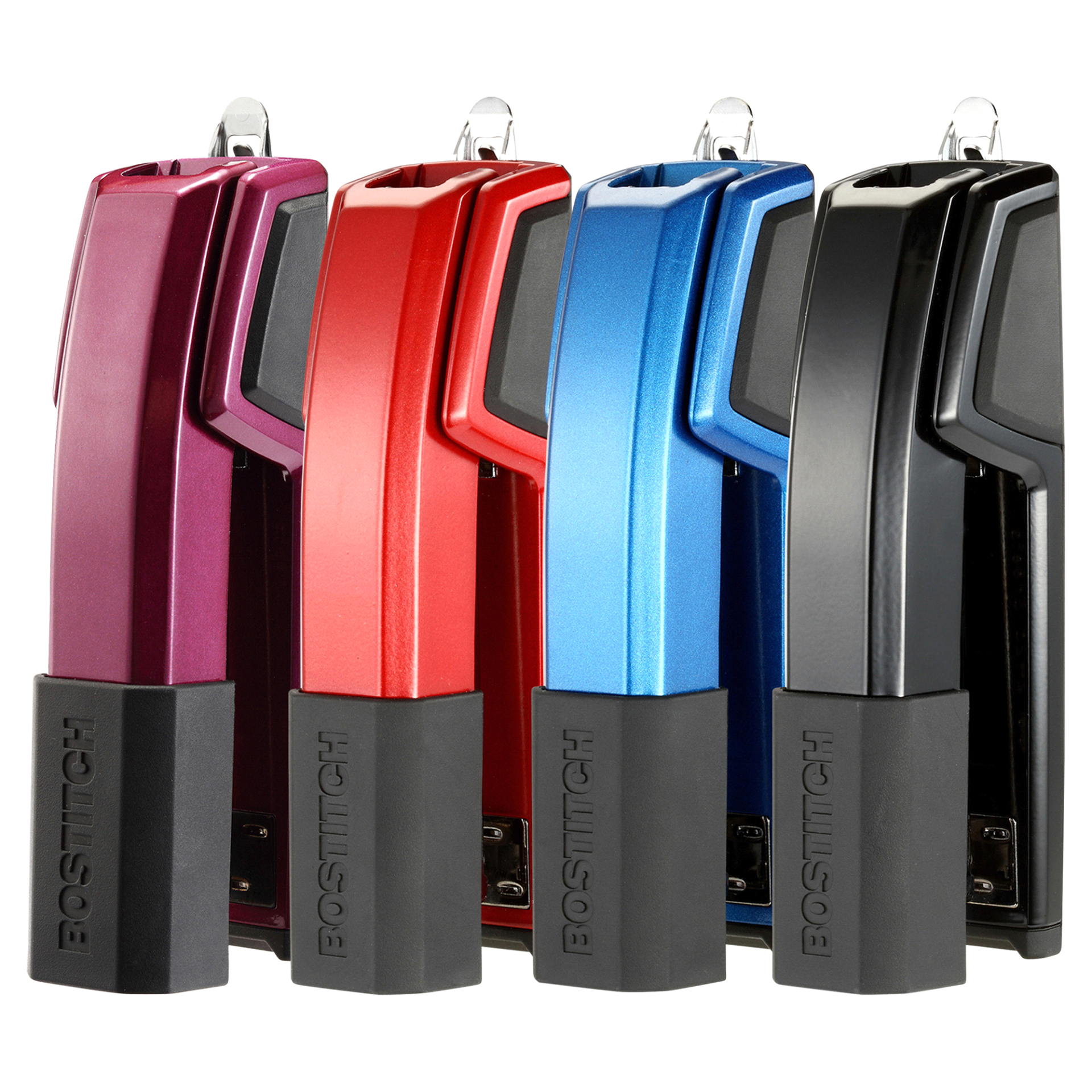 slide 1 of 5, BOSTITCH Epic Full Strip Desktop Stapler - Assorted, 1 ct
