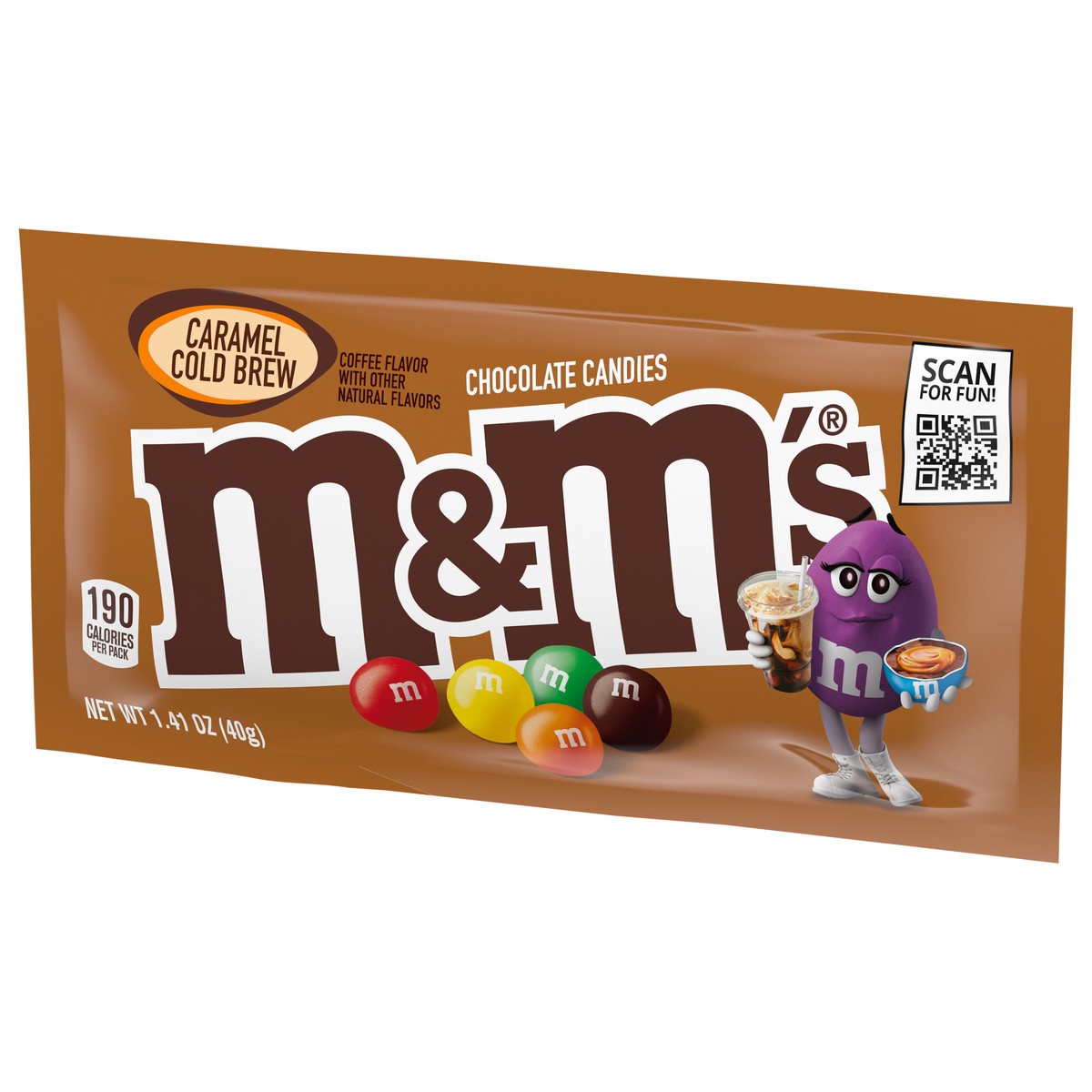 slide 5 of 9, M&M's Caramel Cold Brew Milk Chocolate Candy- 1.41 oz, 1.41 oz
