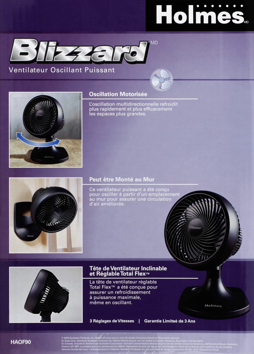slide 5 of 5, Holmes Fan 1 ea, 1 ct