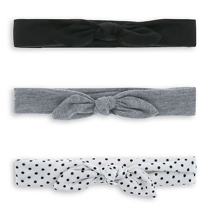 slide 1 of 1, Capelli New York Knot Bow Headbands, 3 ct