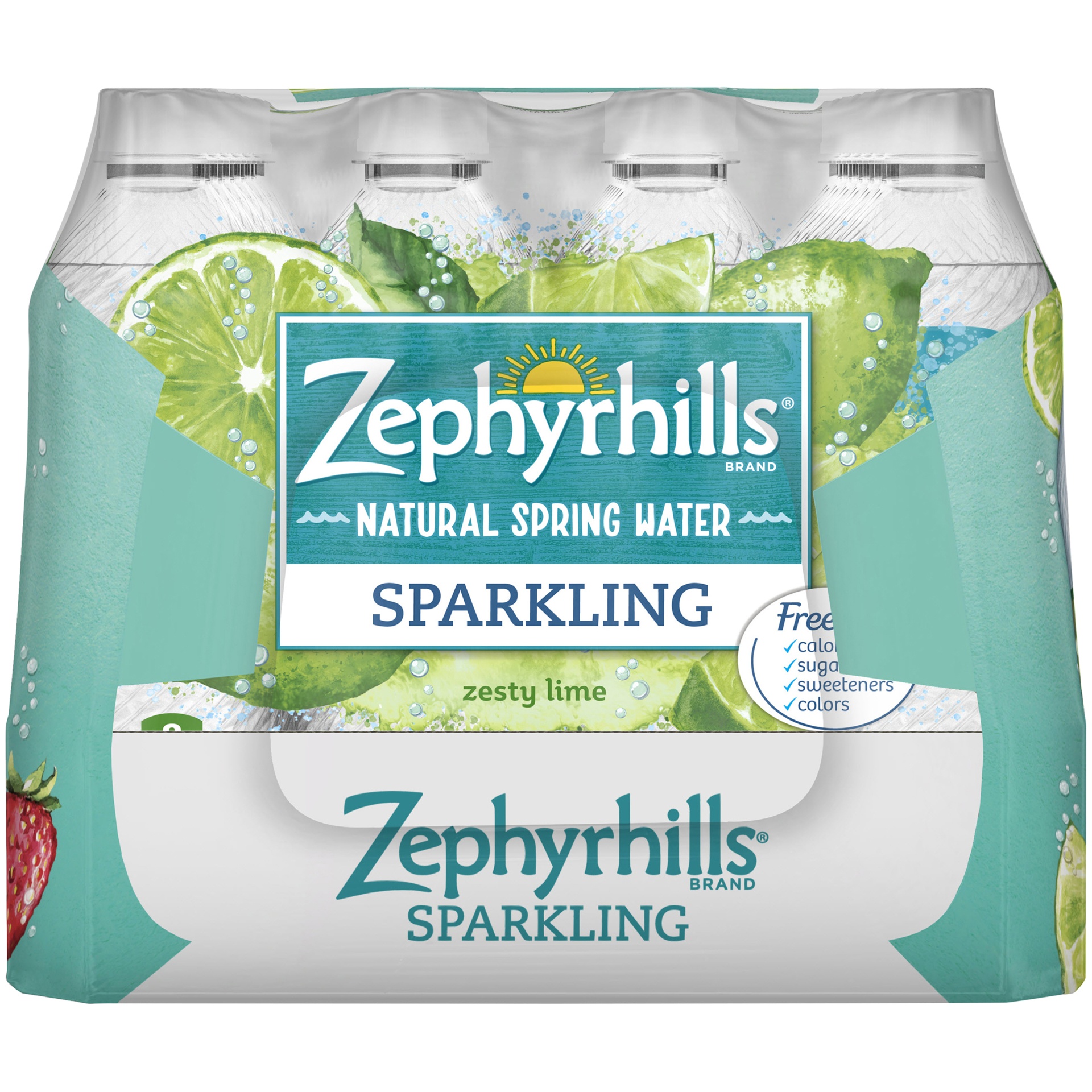 slide 3 of 7, Nestlé Zephyrhills Sparkling Flavored Water, 5 liter, 24/16.9 oz, 12.675 qt