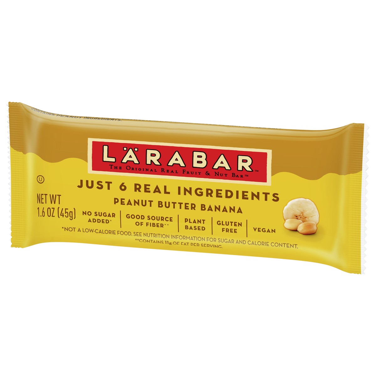 slide 8 of 12, LÄRABAR Peanut Butter Banana Fruit & Nut Bar 1.6 oz, 1.6 oz