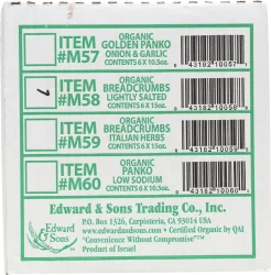 Edward & Sons Breadcrumbs, Organic, Lightly Salted