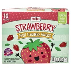 Meijer Strawberry Fruit Snacks