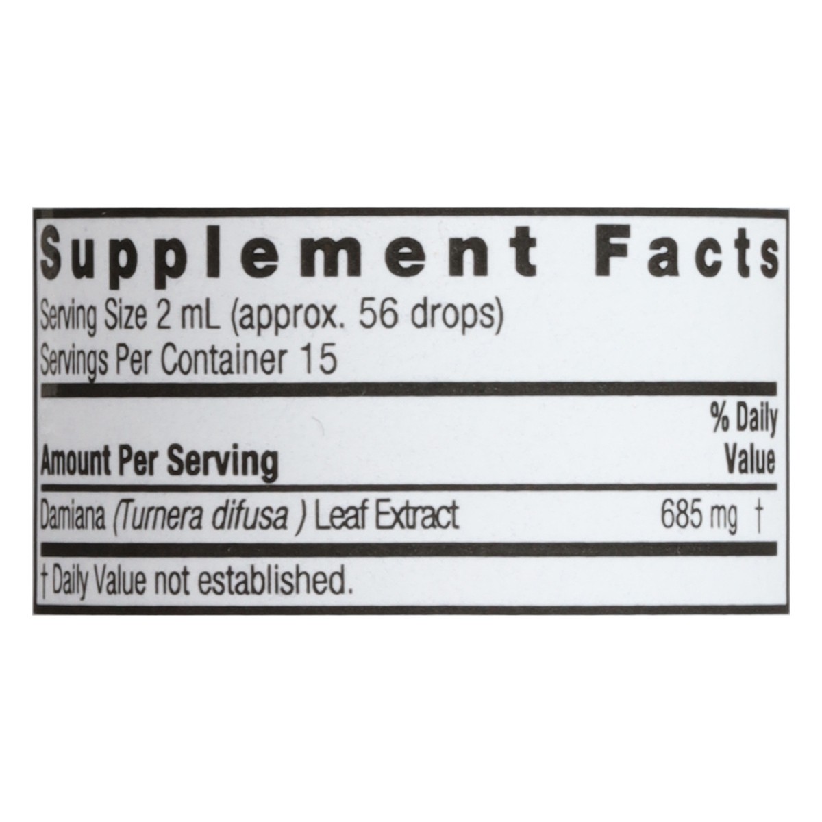 slide 5 of 13, Nature's Answer 2500 mg Promotes Overall Health & Wellbeing Damiana Extract 1 fl oz, 1 fl oz