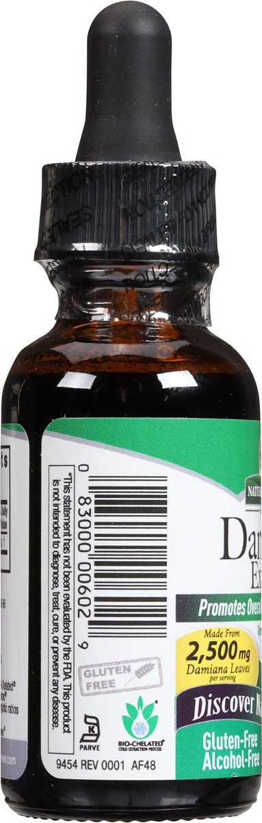 slide 12 of 13, Nature's Answer 2500 mg Promotes Overall Health & Wellbeing Damiana Extract 1 fl oz, 1 fl oz