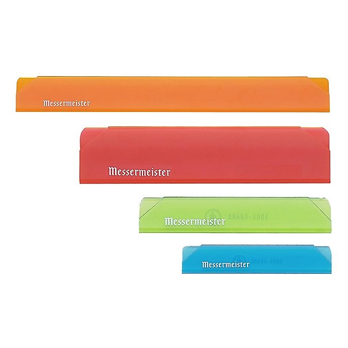 slide 1 of 1, Messermeister Translucent Multicolor Knife Edge Guards, 4 ct