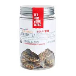 Munchkin Milkmakers Lactation Tea Berry - 12 ct