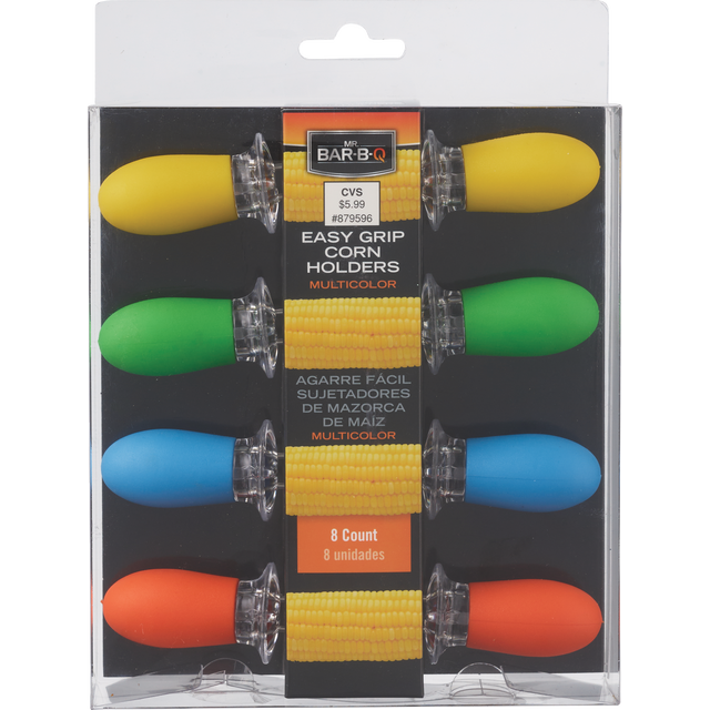 slide 1 of 1, Mr. Bar-B-Q Corn Holders, 8 ct