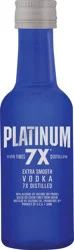Platinum 7X Seven Times Distilled Extra Smooth Vodka, 50ml 80 Proof