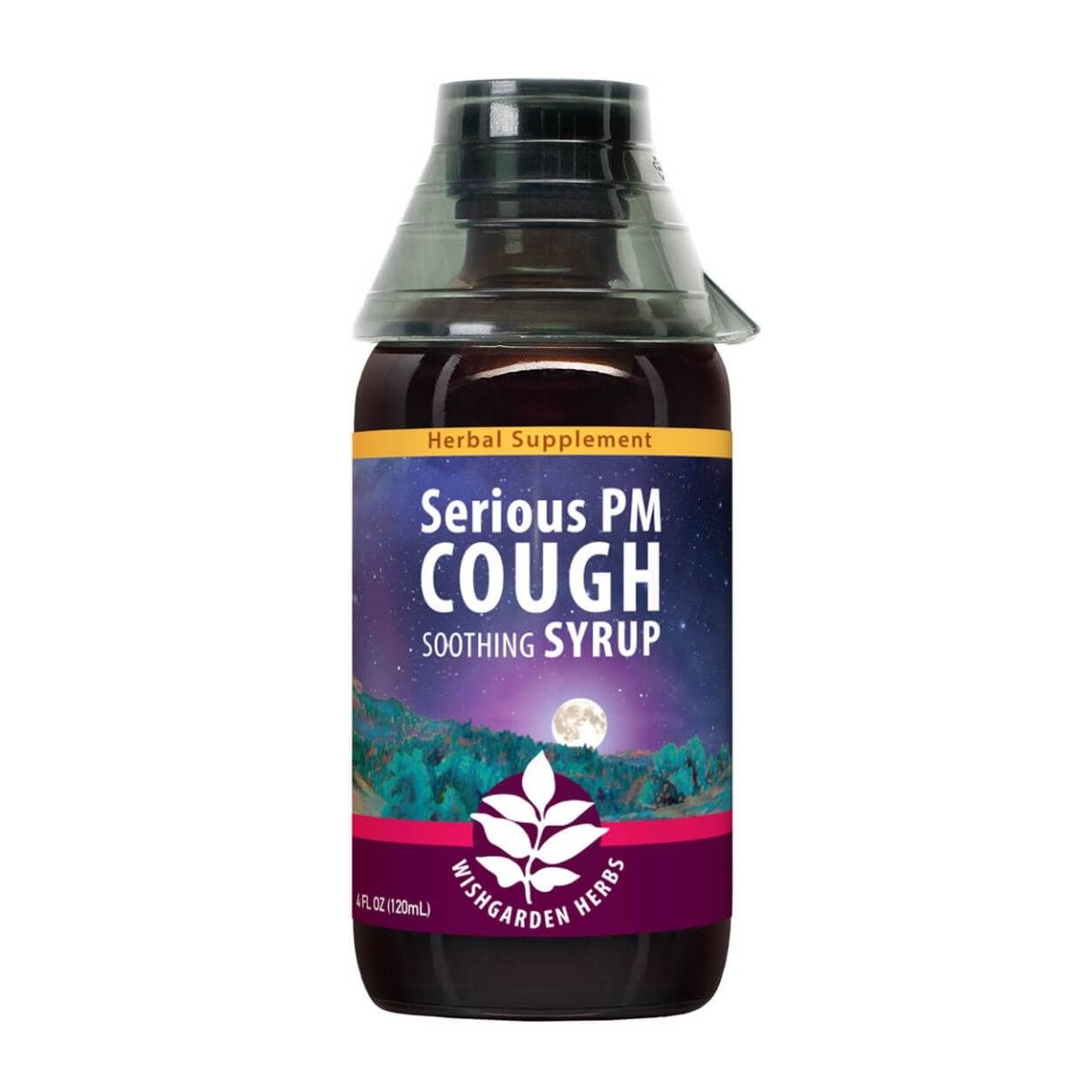 slide 1 of 1, WishGarden Herbs Serious Pm Cough Soothing Syrup, 4 oz