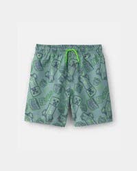Carters Boys Minecraft® Swim Trunks - Green Green 12