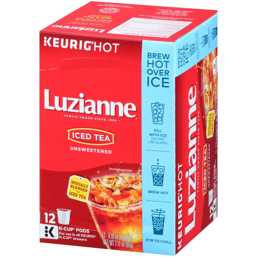 slide 8 of 8, Luzianne Original Iced Tea 12 - 0.18 oz Tea Pods, 12 ct