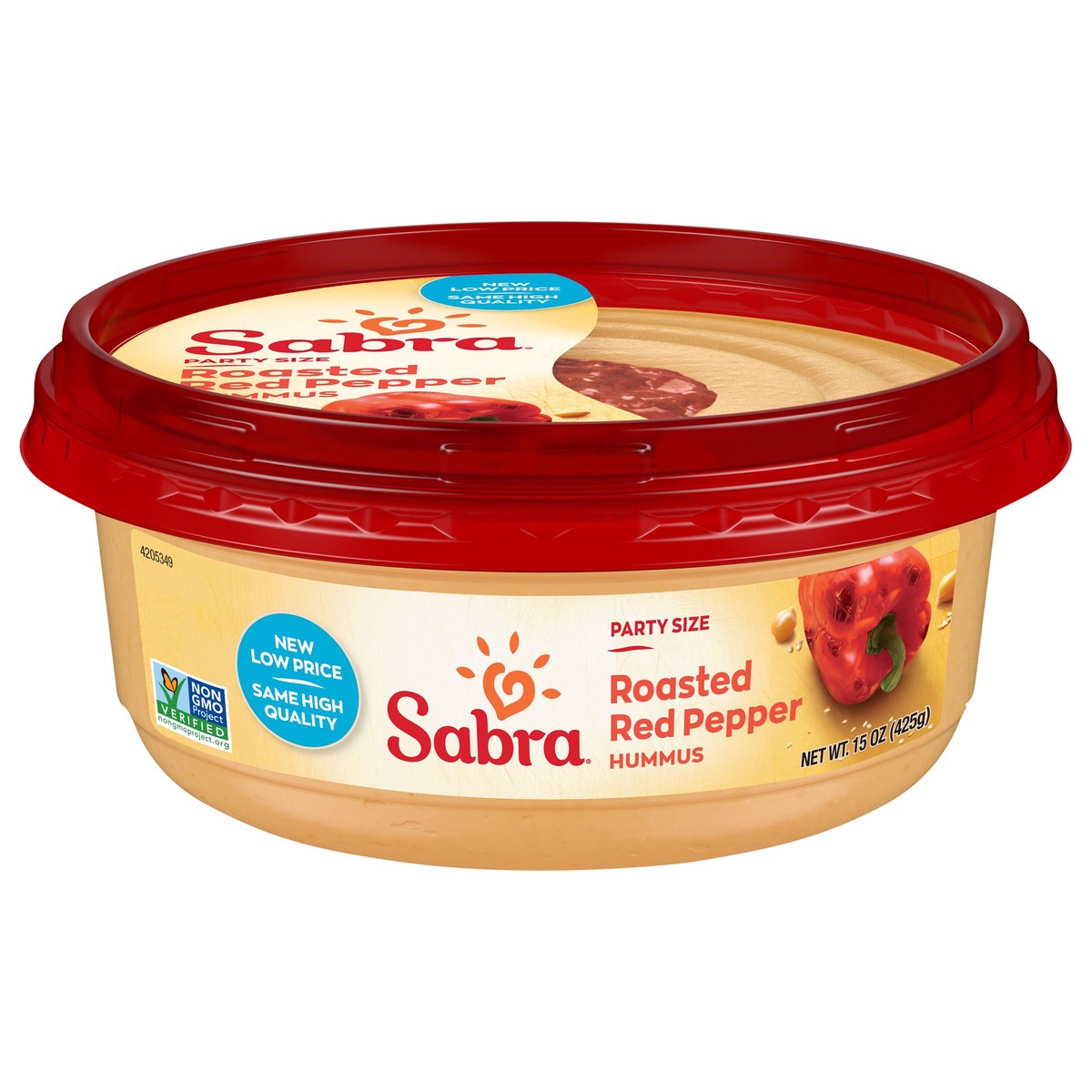 slide 1 of 15, Sabra Red Pepper Hummus, 15 oz, 15 oz