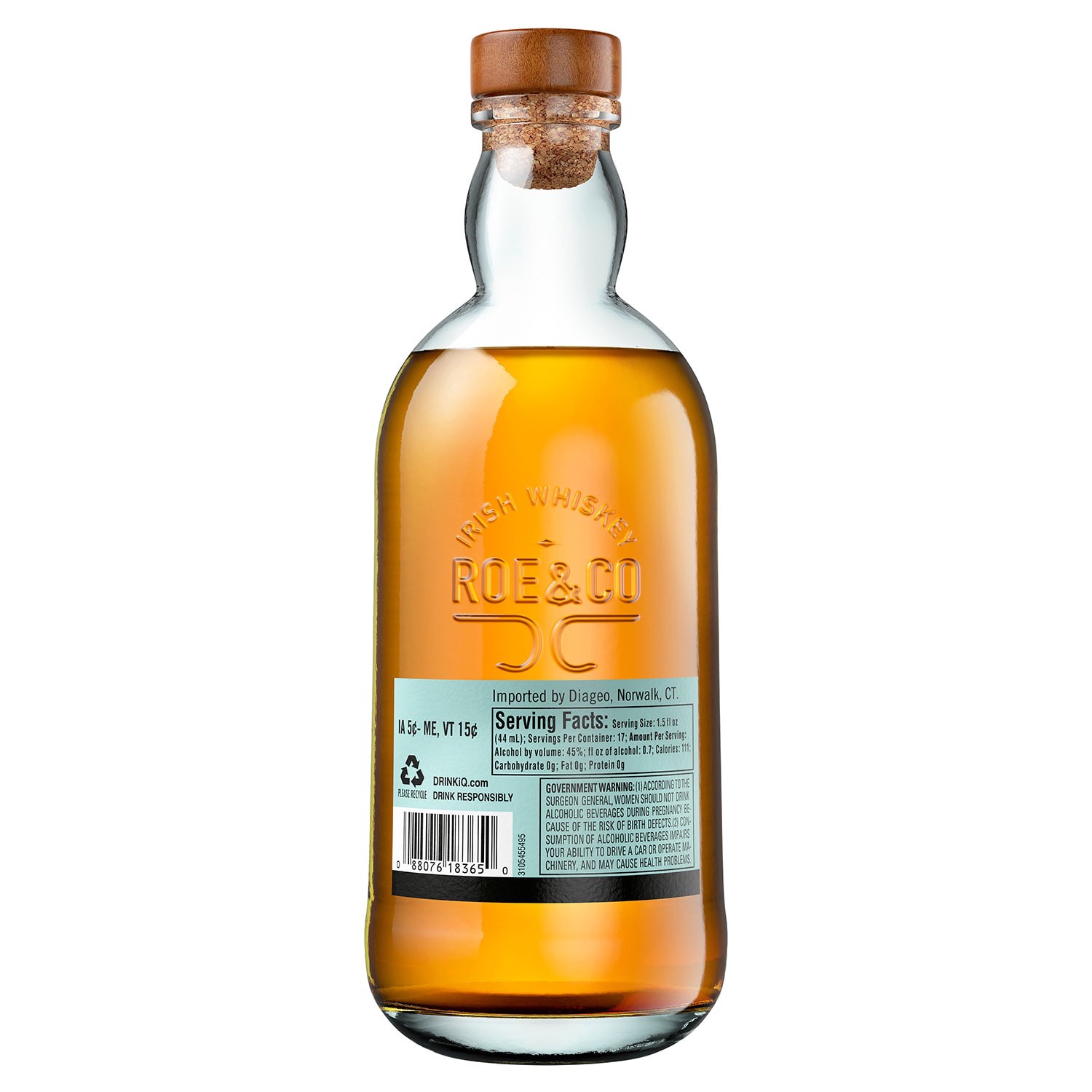 slide 5 of 7, Roe & Co Blended Irish Whiskey, 750 ml