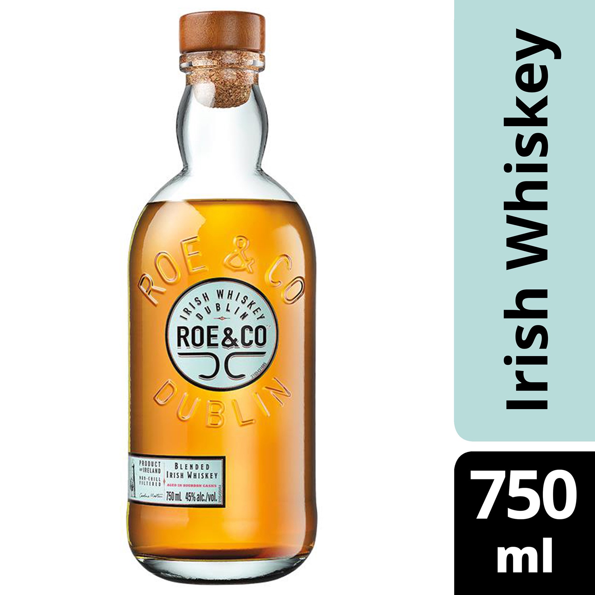 slide 3 of 7, Roe & Co Blended Irish Whiskey, 750 ml