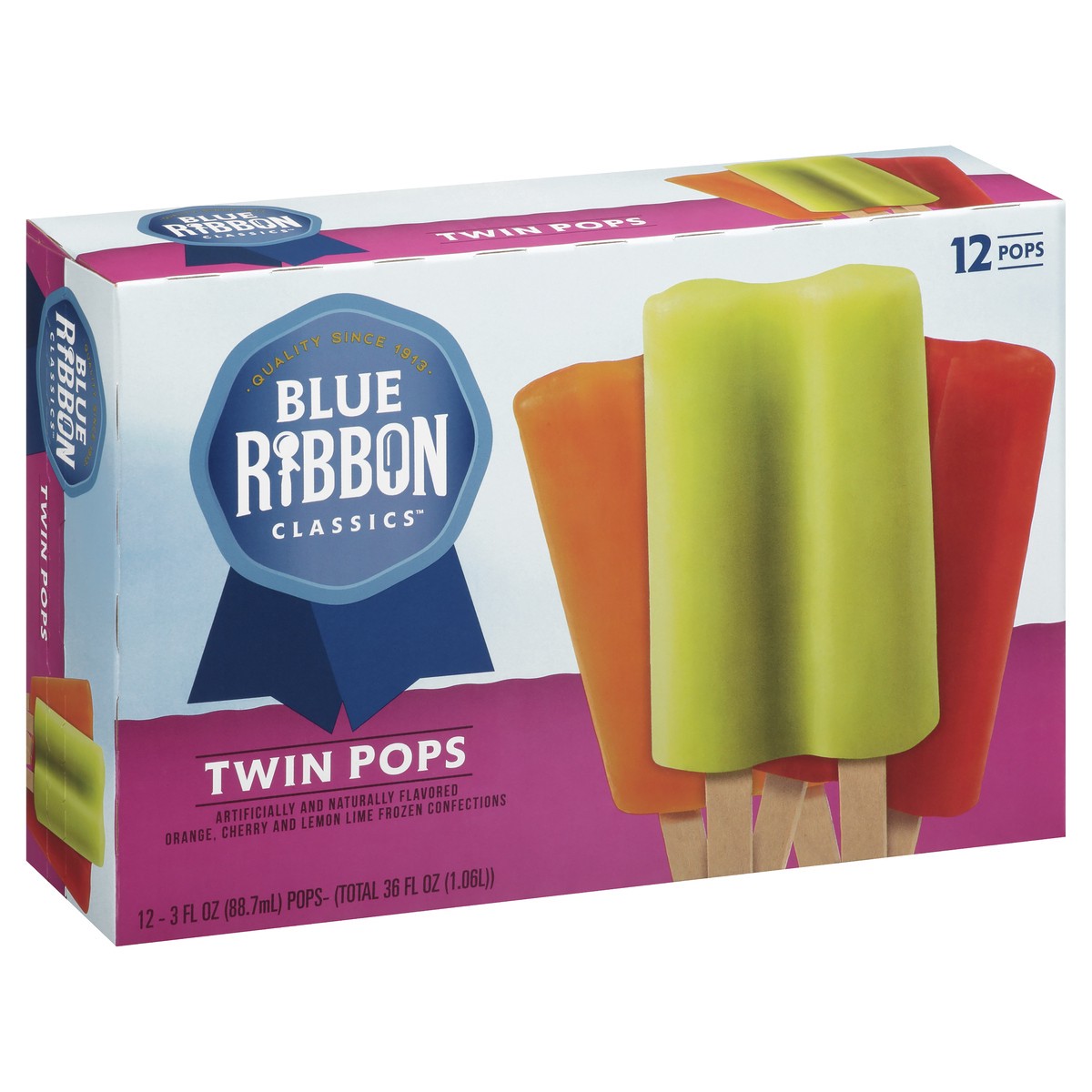 slide 2 of 9, Blue Ribbon Classics Twin Pops 12 - 3 fl oz Packs, 12 ct