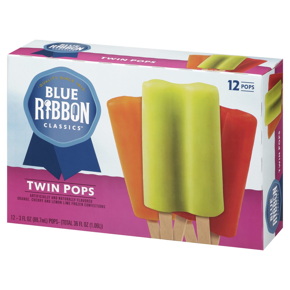 slide 3 of 9, Blue Ribbon Classics Twin Pops 12 - 3 fl oz Packs, 12 ct