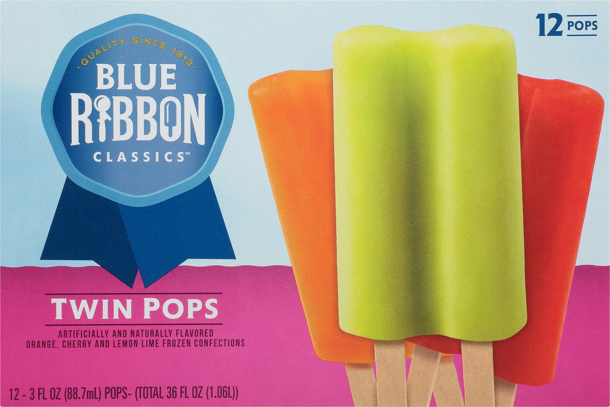 slide 6 of 9, Blue Ribbon Classics Twin Pops 12 - 3 fl oz Packs, 12 ct