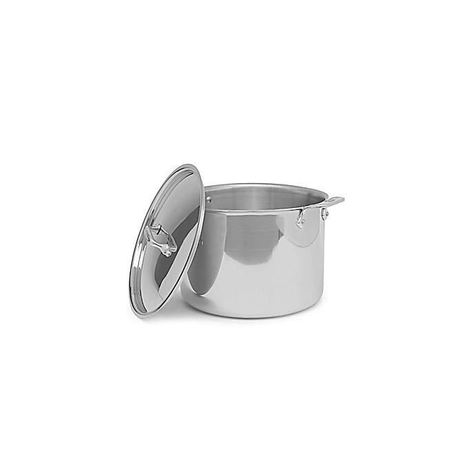 slide 1 of 1, All-Clad Stainless Steel Stockpot, 12 qt
