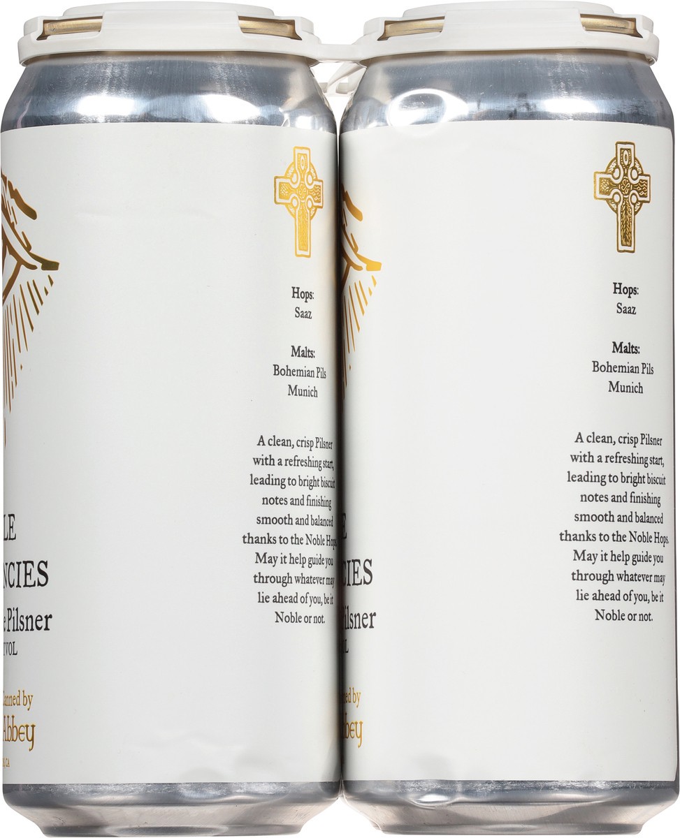 slide 3 of 9, The Lost Abbey Czech-Style Pilsner Noble Tendencies Beer 4 - 16 fl oz Cans, 4 ct