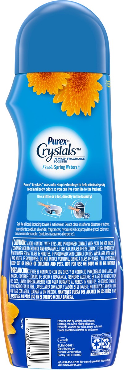 slide 2 of 3, Purex® Crystals™ in-wash fragrance booster, fresh spring waters™, 1.31 lb