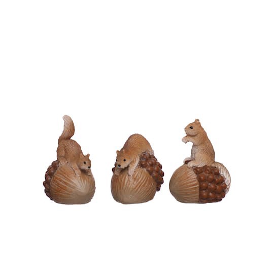 slide 1 of 3, Mini Squirrels, 3ct. By Ashland, 3 ct