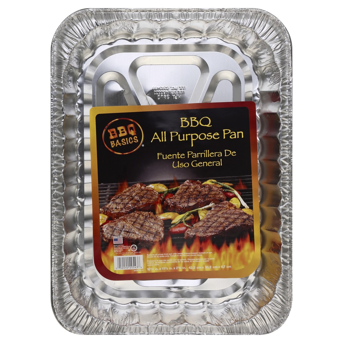 slide 2 of 4, BBQ Basics Handi Foil All Purpose Bbq Pan, 1 ct