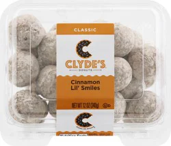 Clyde's Classic Cinnamon Lil' Smiles Donuts 12 oz