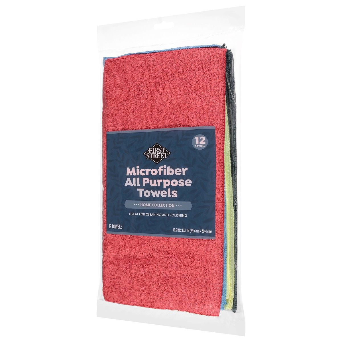 slide 6 of 10, First Street Fs All Purpose Microfiber Towels, 12 ct