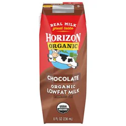 Horizon Organic Shelf-Stable 1% Low Fat Milk Box, Chocolate, 8 fl oz