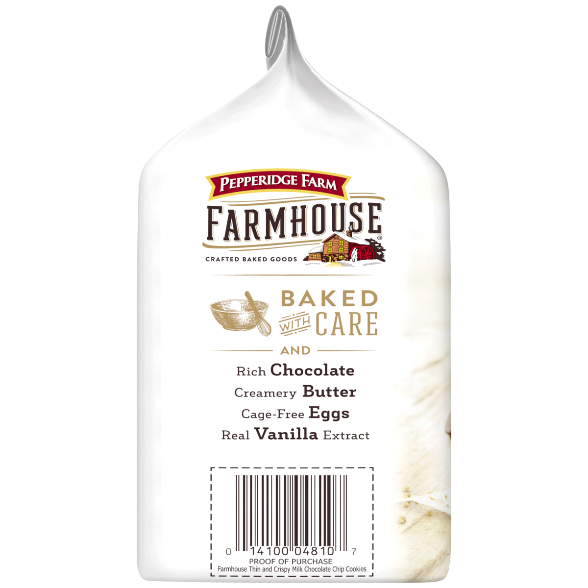 slide 4 of 9, Pepperidge Farm Farmhouse Thin & Crispy Milk Chocolate Chip Cookies - 6.9oz, 