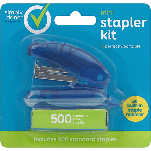 slide 5 of 7, Simply Done Mini Stapler Kit, 1 ct