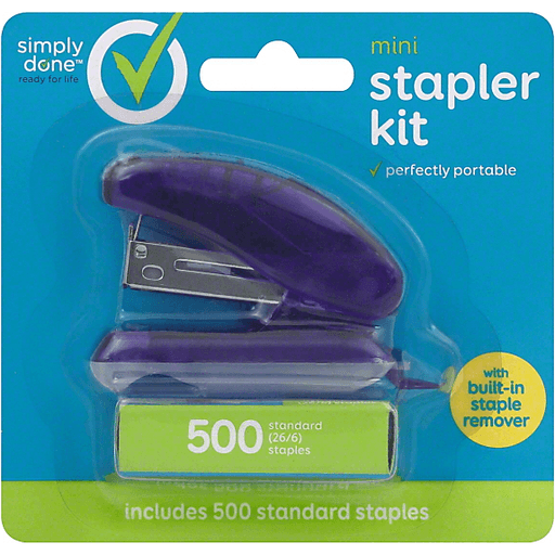 slide 7 of 7, Simply Done Mini Stapler Kit, 1 ct