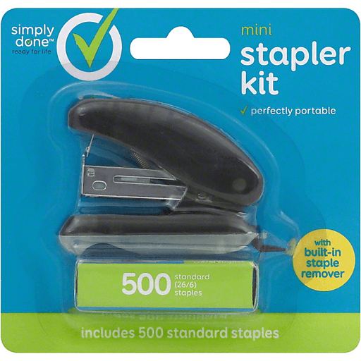 slide 3 of 7, Simply Done Mini Stapler Kit, 1 ct