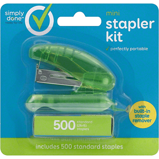 slide 4 of 7, Simply Done Mini Stapler Kit, 1 ct