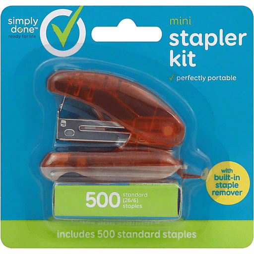 slide 6 of 7, Simply Done Mini Stapler Kit, 1 ct