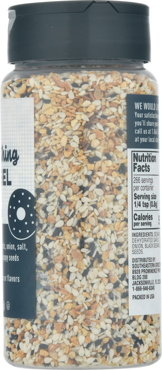 slide 4 of 14, SE Grocers Evrythng Bagel Seson, 7.5 oz