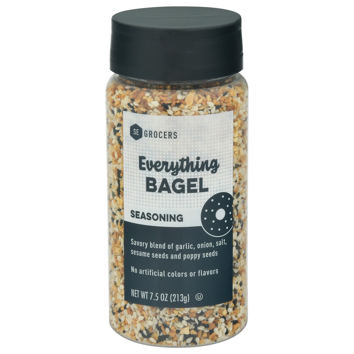 slide 10 of 14, SE Grocers Evrythng Bagel Seson, 7.5 oz