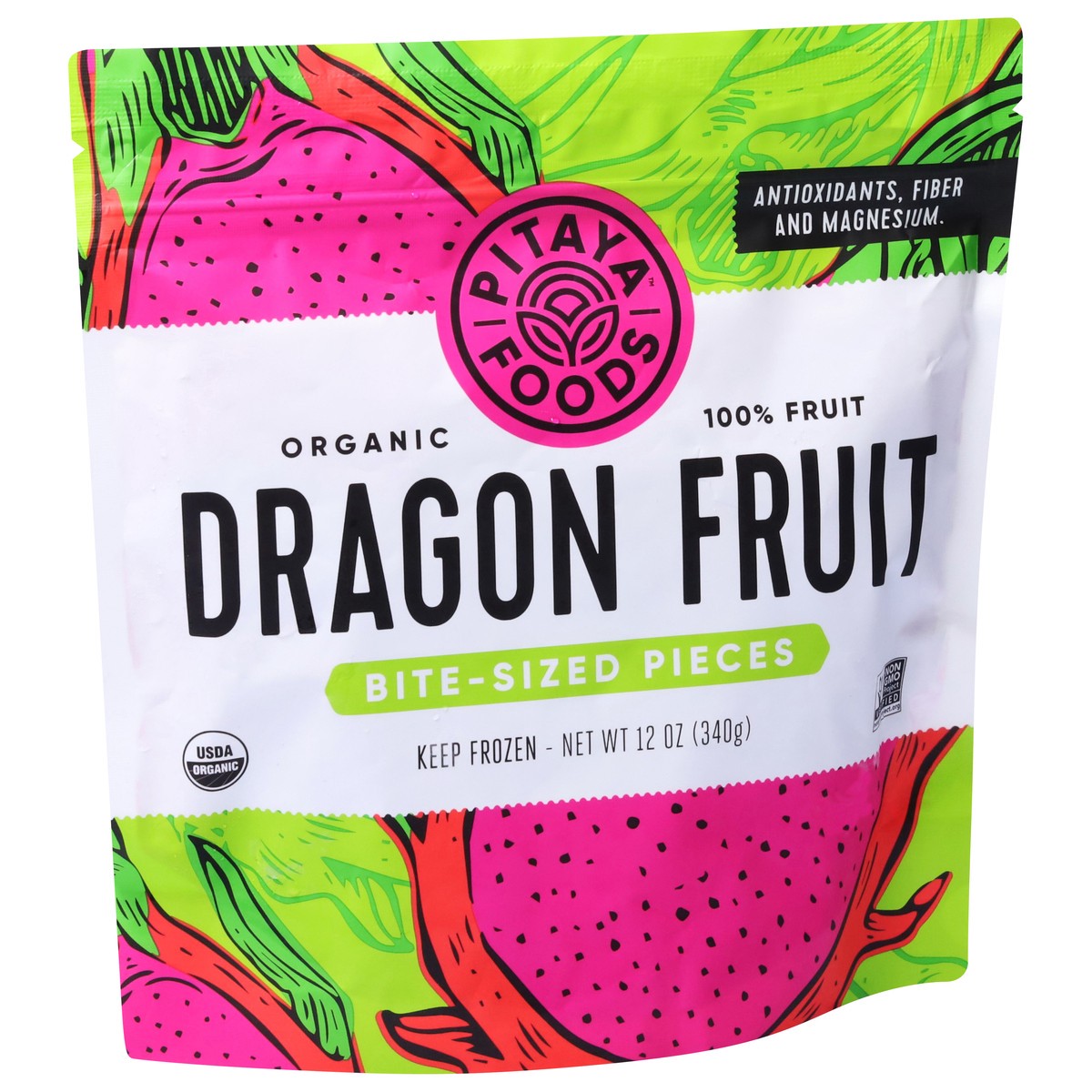 slide 5 of 14, Pitaya Foods Organic Dragon Fruit Snack-Sized Pieces 12 oz, 12 oz